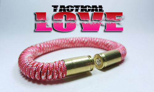 love red pink white tactical 275 paracord beararms bullet casings bracelet jewelry