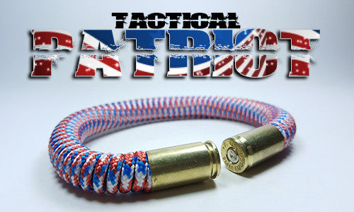 patriot red white blue tactical 275 paracord beararms bullet casings bracelet jewelry
