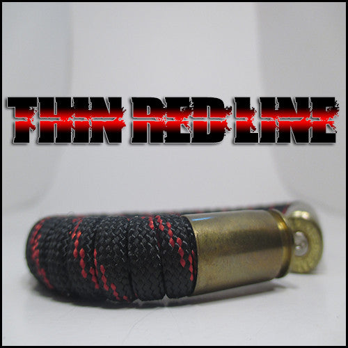 thin red line paracord beararms bullet casings jewelry bracelets