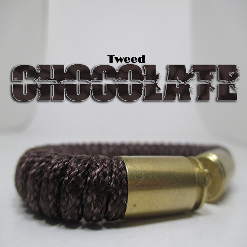 tweed chocolate paracord beararms bullet casings jewelry bracelets