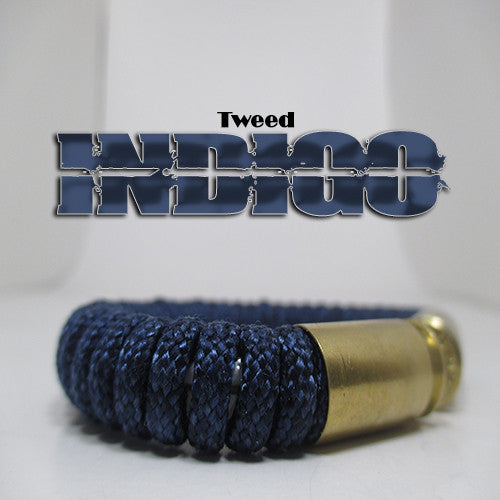 tweed indigo paracord beararms bullet casings jewelry bracelets