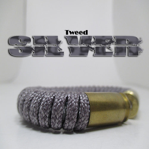 tweed silver paracord beararms bullet casings jewelry bracelets